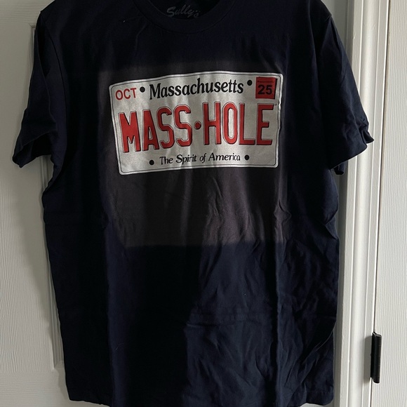 Shully's Black and Red Graphic Tee - Picture 1 of 2